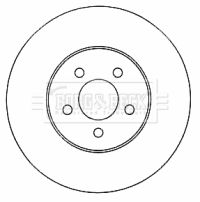 BORG & BECK Тормозной диск BBD4568